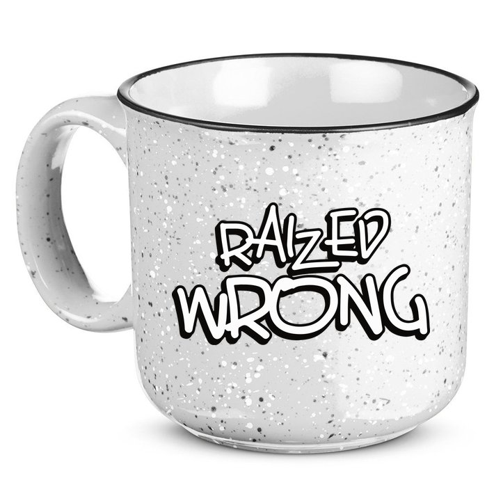 Raized Wrong 15oz Campfire Ceramic Mug