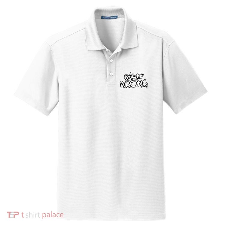 Raized Wrong Dry Zone Grid Polo
