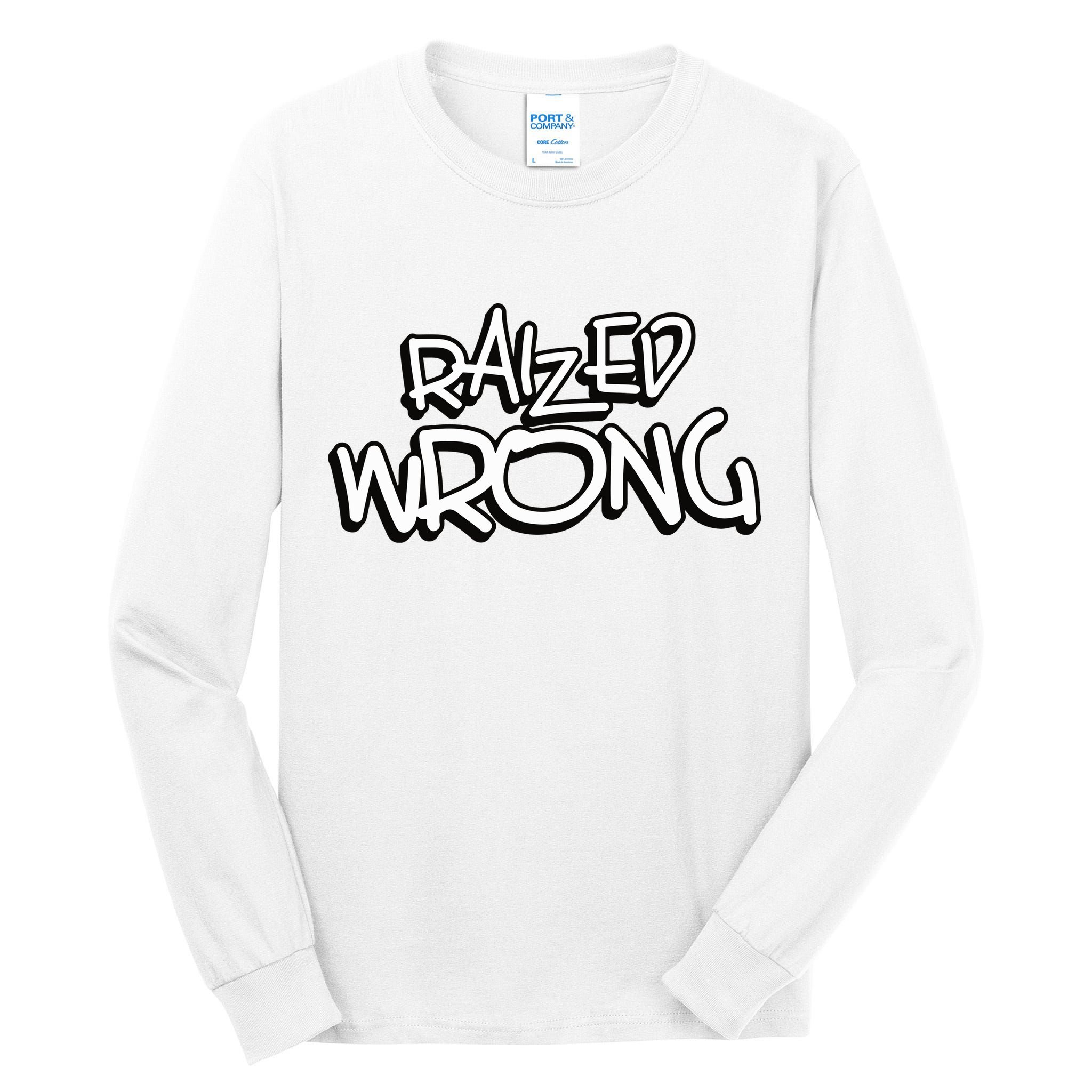 Raized Wrong Tall Long Sleeve T-Shirt