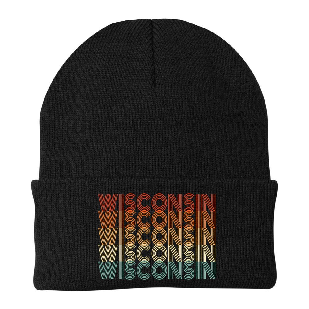 Retro Wisconsin Beanie