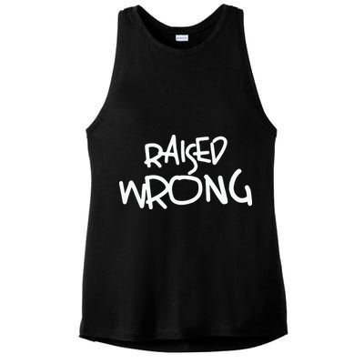 Raized Wrong Raised Wrong Ladies PosiCharge Tri-Blend Wicking Tank