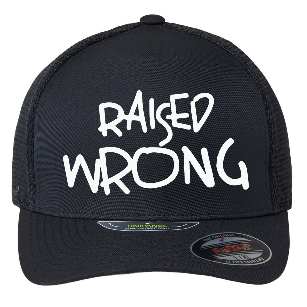 Raized Wrong Raised Wrong Flexfit Unipanel Trucker Cap