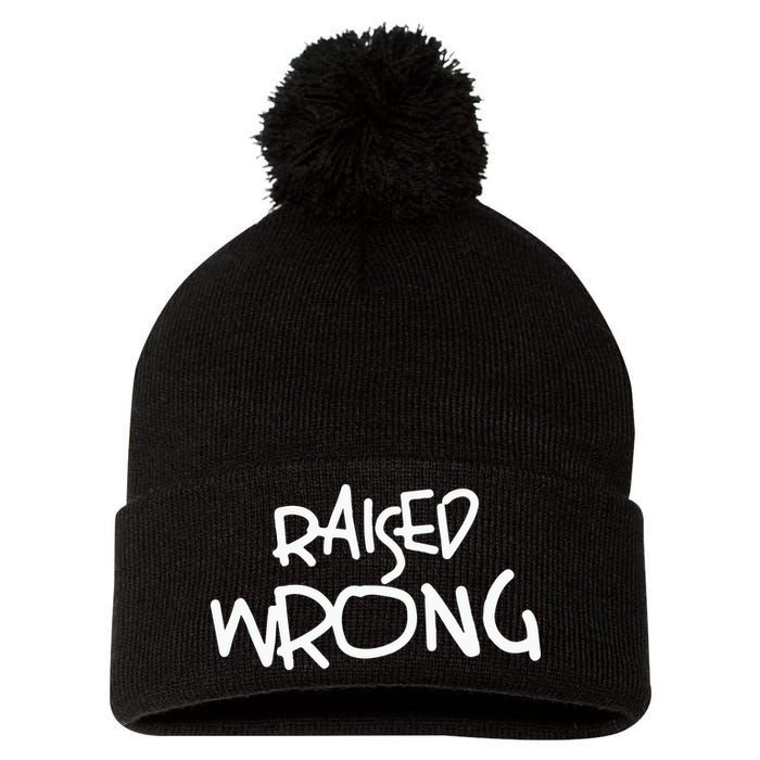 Raized Wrong Raised Wrong Pom Pom 12in Knit Beanie