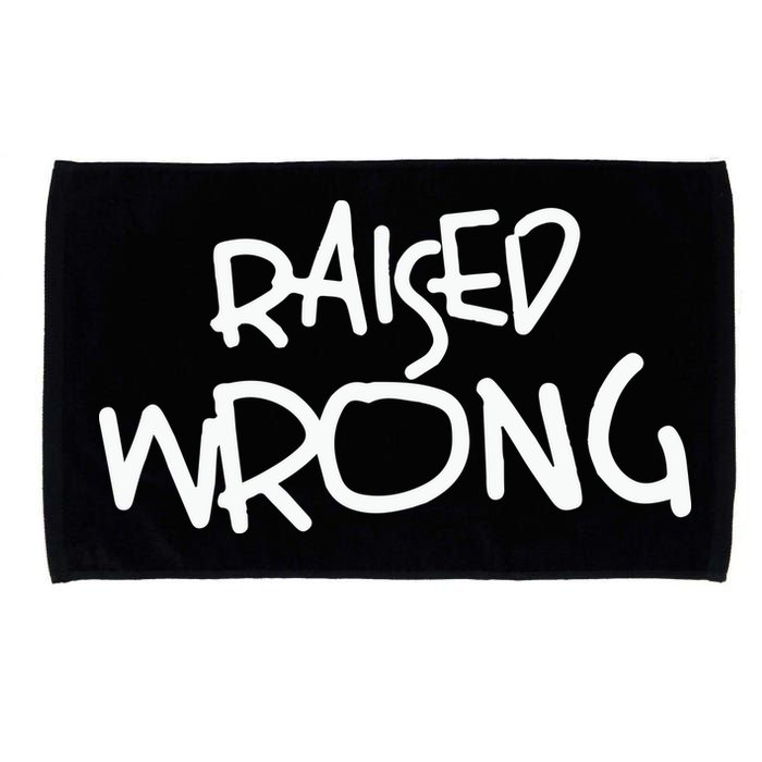 Raized Wrong Raised Wrong Microfiber Hand Towel