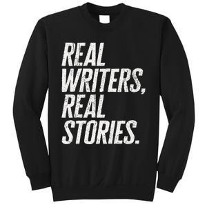 Real Writers Real Stories WGA Writers Guild America Strike Sweatshirt