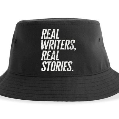 Real Writers Real Stories WGA Writers Guild America Strike Sustainable Bucket Hat