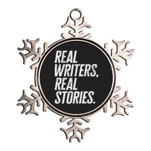 Real Writers Real Stories WGA Writers Guild America Strike Metallic Star Ornament