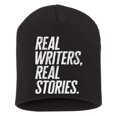 Real Writers Real Stories WGA Writers Guild America Strike Short Acrylic Beanie