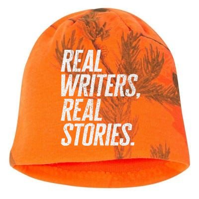 Real Writers Real Stories WGA Writers Guild America Strike Kati - Camo Knit Beanie