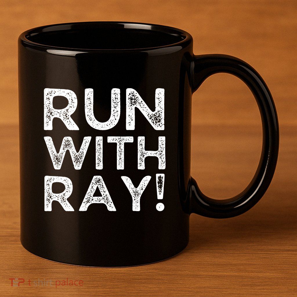 Run With Ray 11oz C Handle Ceramic Mug