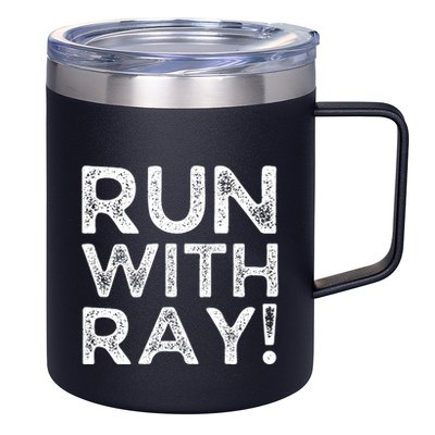 Run With Ray 12oz Stainless Steel Coffee Mug