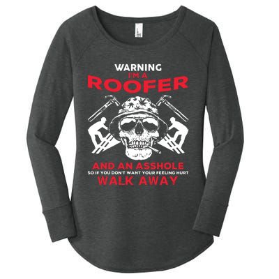 Roofer Work Roofing Women's Perfect Tri Tunic Long Sleeve Shirt