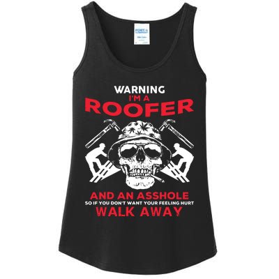 Roofer Work Roofing Ladies Essential Tank