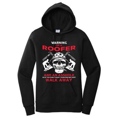 Roofer Work Roofing Women's Pullover Hoodie