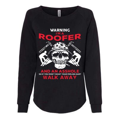 Roofer Work Roofing Womens California Wash Sweatshirt