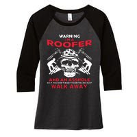 Roofer Work Roofing Women's Tri-Blend 3/4-Sleeve Raglan Shirt