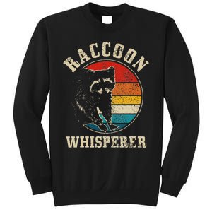 Raccoon Whisperer Retro Raccoon S.T.R.E.Et Cat Sweatshirt