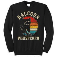 Raccoon Whisperer Retro Raccoon S.T.R.E.Et Cat Sweatshirt