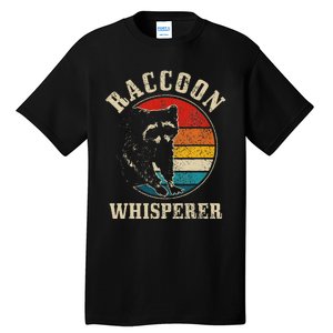 Raccoon Whisperer Retro Raccoon S.T.R.E.Et Cat Tall T-Shirt