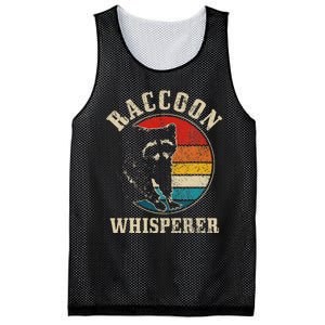 Raccoon Whisperer Retro Raccoon S.T.R.E.Et Cat Mesh Reversible Basketball Jersey Tank