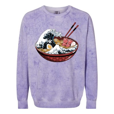 Ramen Waves Colorblast Crewneck Sweatshirt