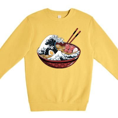 Ramen Waves Premium Crewneck Sweatshirt