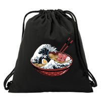 Ramen Waves Drawstring Bag