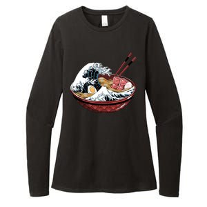 Ramen Waves Womens CVC Long Sleeve Shirt