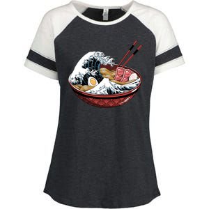 Ramen Waves Enza Ladies Jersey Colorblock Tee