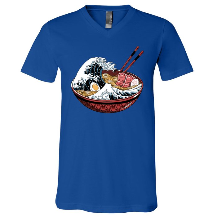 Ramen Waves V-Neck T-Shirt