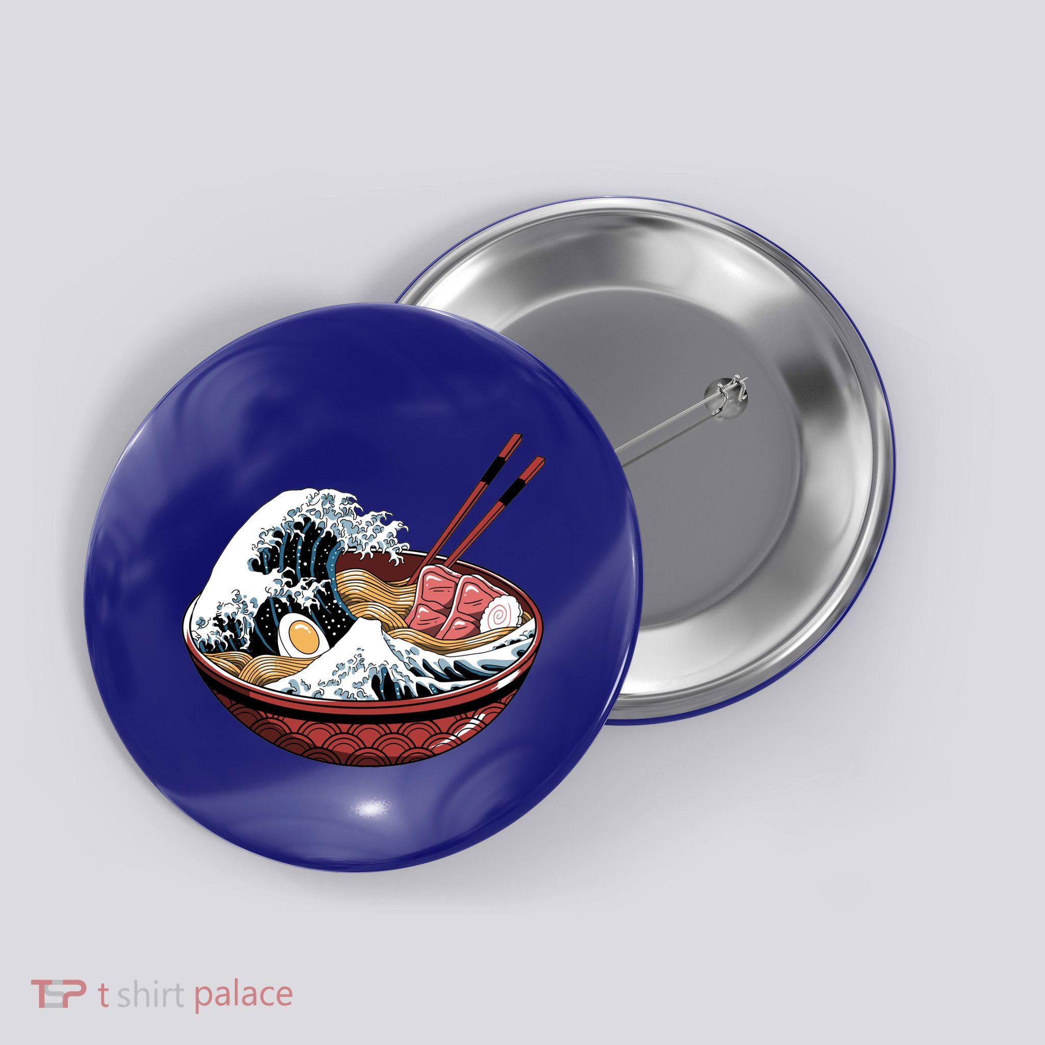 Ramen Waves Button