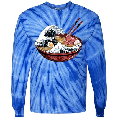 Ramen Waves Tie-Dye Long Sleeve Shirt