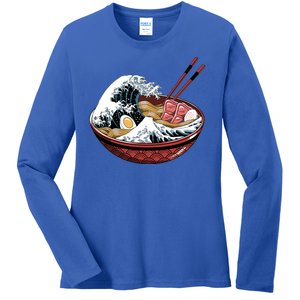 Ramen Waves Ladies Long Sleeve Shirt