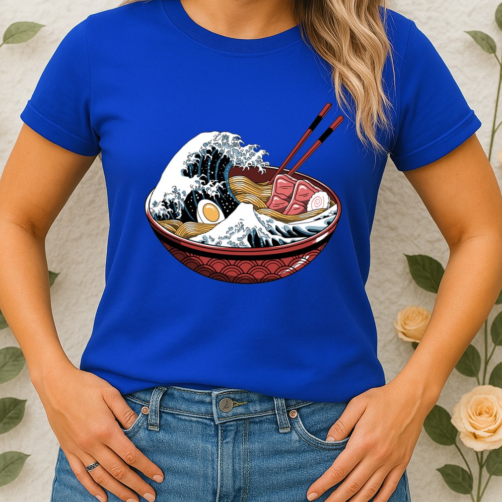 Ramen Waves Womens T-Shirt