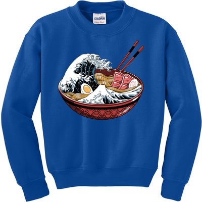 Ramen Waves Kids Sweatshirt