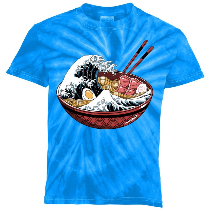 Ramen Waves Kids Tie-Dye T-Shirt