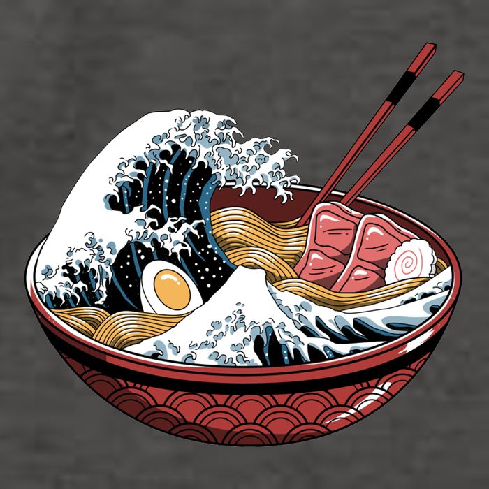 Ramen Waves Vector Backpack
