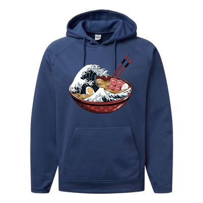 Ramen Waves Performance Fleece Hoodie