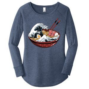 Ramen Waves Women's Perfect Tri Tunic Long Sleeve Shirt