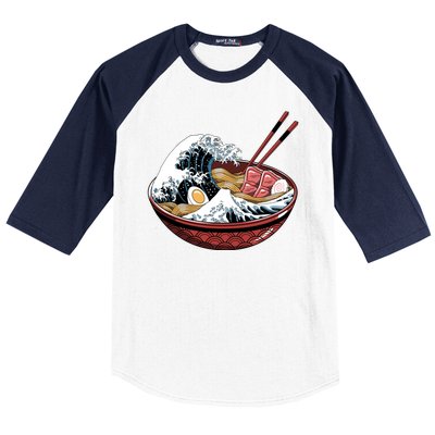 Ramen Waves Baseball Sleeve Shirt