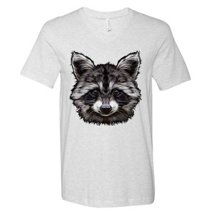 Raccoon Whisperer Raccoons Raccoon Lover Raccoon V-Neck T-Shirt