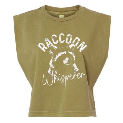 Raccoon Whisperer Racoon Garment-Dyed Women's Muscle Tee