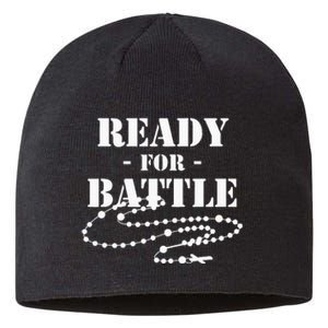 Rosary Warrior Ready For Battle Of Lepanto Rosaries Catholic Sustainable Beanie