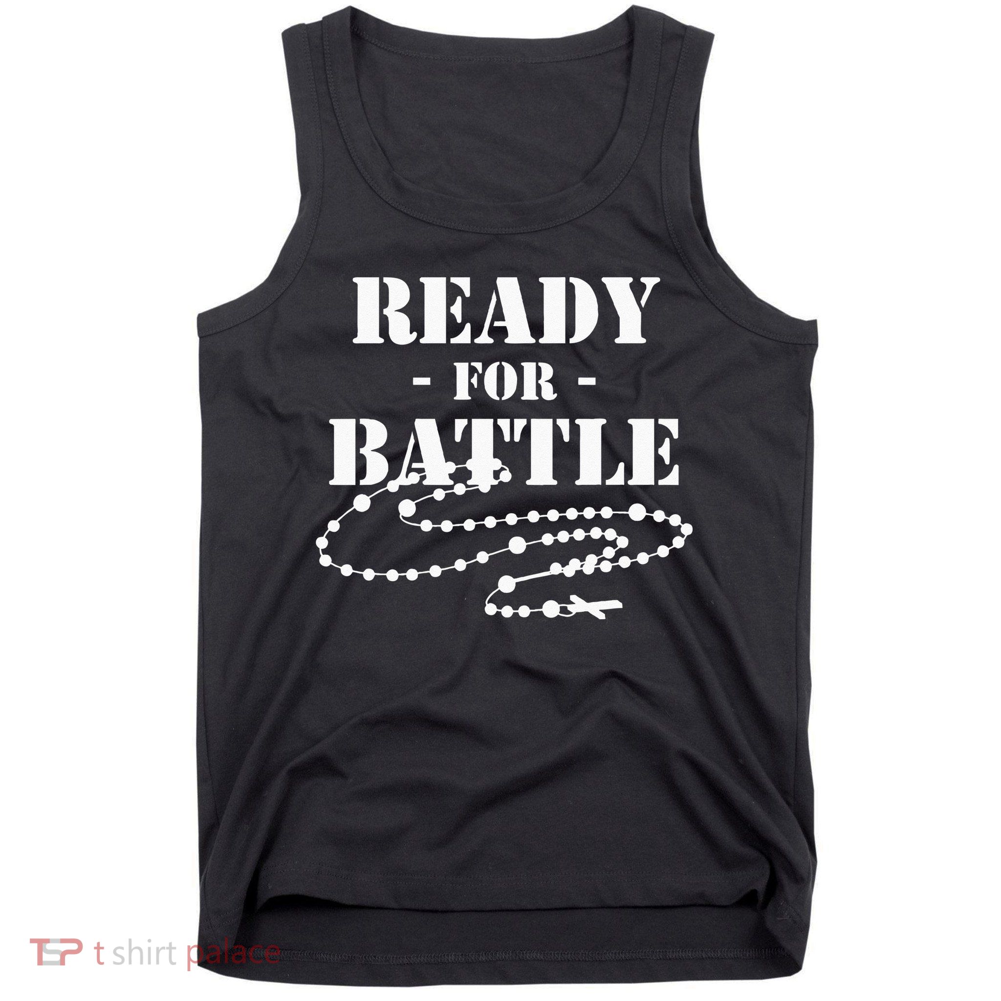 Rosary Warrior Ready For Battle Of Lepanto Rosaries Catholic Tank Top