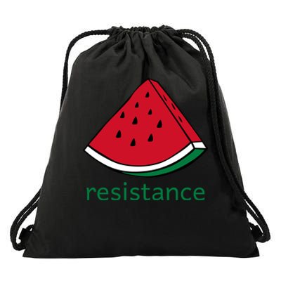 Resistance Watermelon Drawstring Bag