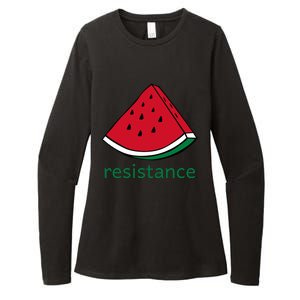 Resistance Watermelon Womens CVC Long Sleeve Shirt