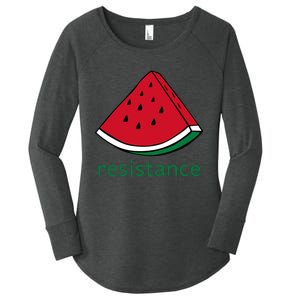 Resistance Watermelon Women's Perfect Tri Tunic Long Sleeve Shirt