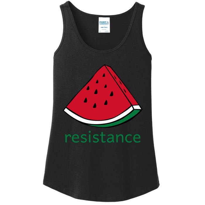 Resistance Watermelon Ladies Essential Tank