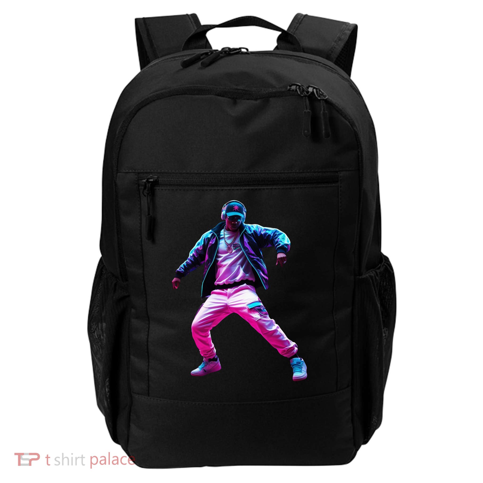 Retro Wave Street Dance – 80s Vaporwave Breakdancer Daily Commute Backpack
