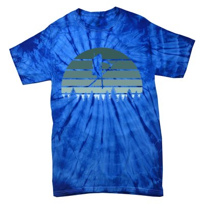 Retro Winter Sport Ice Skiing Skier Snow Shredding Slopes Meaningful Gift Tie-Dye T-Shirt